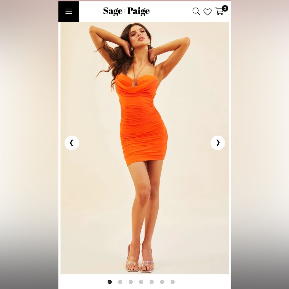 Orange dress